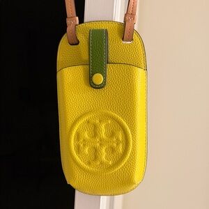 Tory Burch Yellow and Green Crossbody Bag